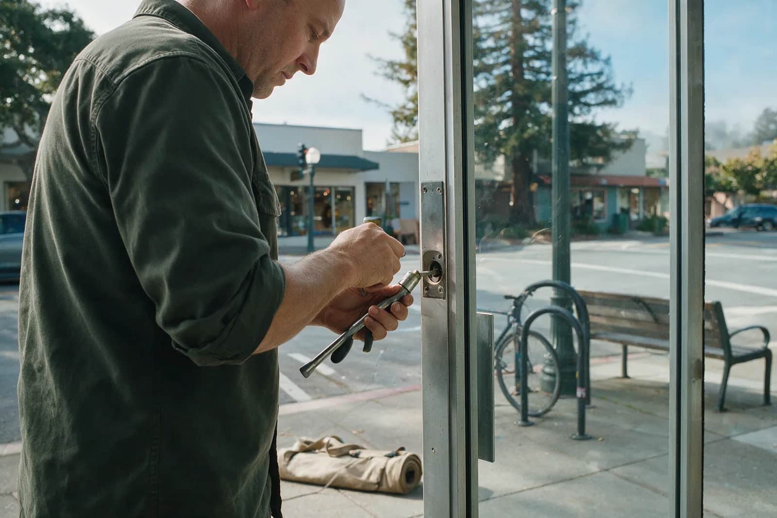 Storefront Door Locks in Berkeley by Campanile Lock & Key